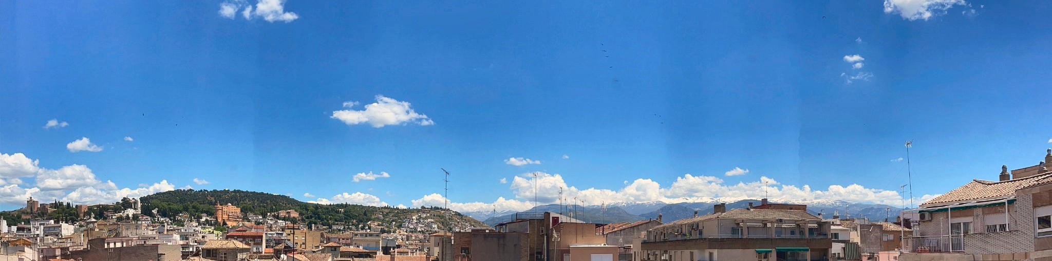 Vistas a la Alhambra desde la vivienda